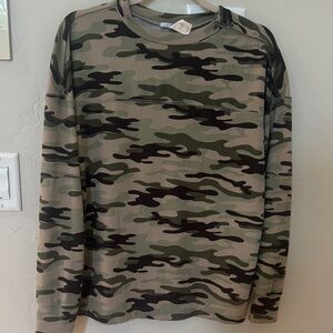 Camouflage Long Sleeve Shirt